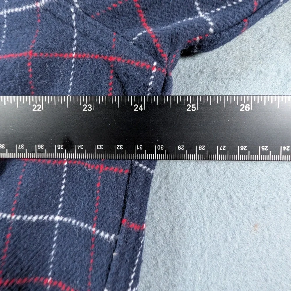 J. Crew Oarsman Thick Flannel Shirt Mens XL Windowpane‎ Plaid Long Sleeve